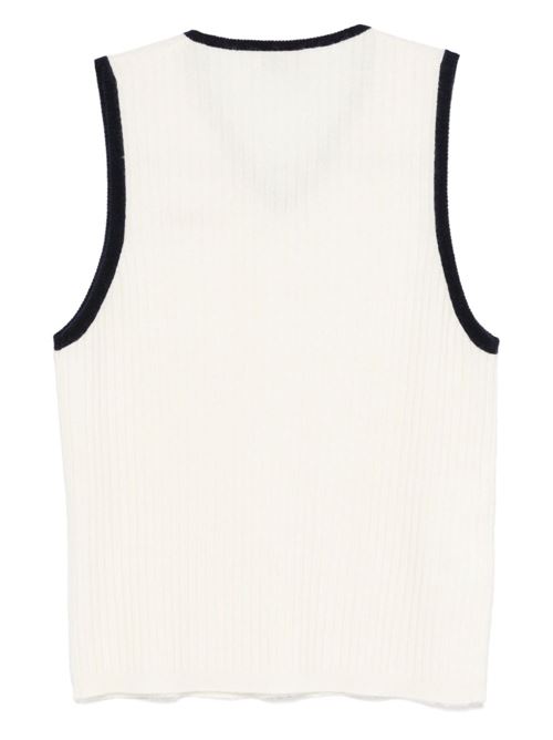 Cashmere ribs vest MIU MIU | MMV2541580F075R